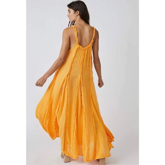 NWT Free People McKinley Ruffle Maxi Dress Size S - Picture 2 of 10
